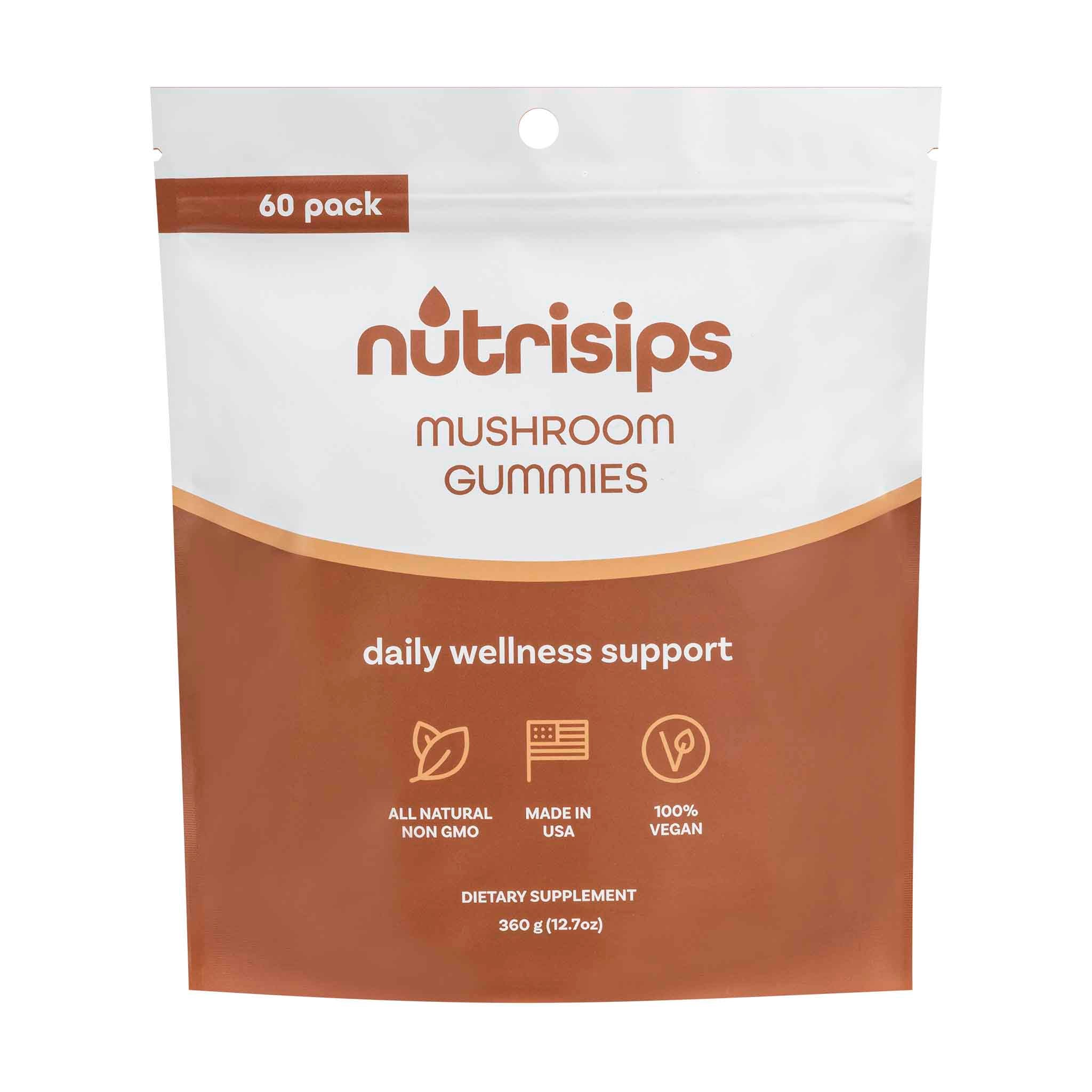 Nutrisips Mushroom Gummies Supplement