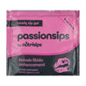 Front view Nutrisips Passionsips Ready to Sip Gel - Single serve packet